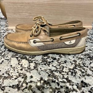Sperry tan top sider